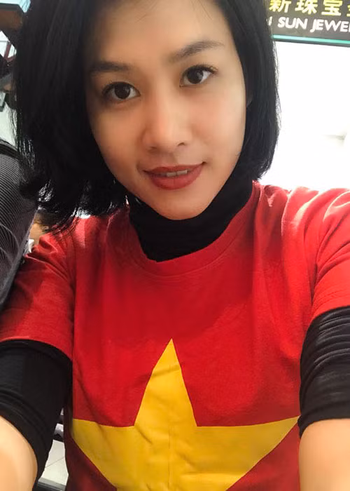 17 năm sau khi bộ phim "Phía trước là bầu trời" lên sóng, Hà Hương vẫn trẻ trung, xinh đẹp. Được biết, cô hiện không còn hoạt động nghệ thuật. Ảnh: FBNV