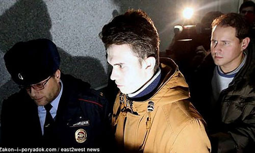 Philipp Budeikin bị bắt giữ và lĩnh án 3 năm tù vì hành vi xúi giục tự sát. Ảnh: Daily Mail.