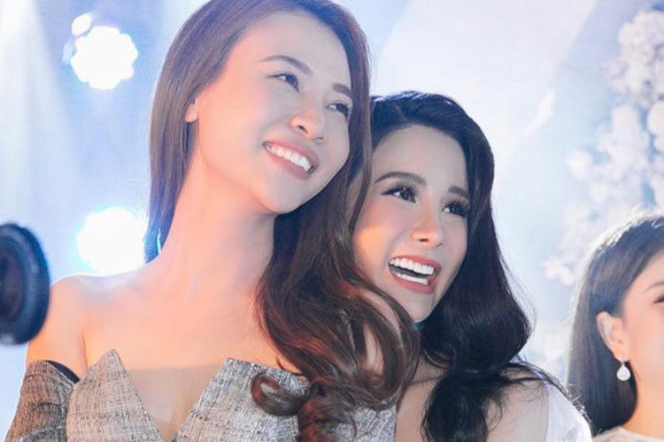 Đàm Thu Trang chúc Diệp Lâm Anh mãi hạnh phúc sau khi lấy chồng.