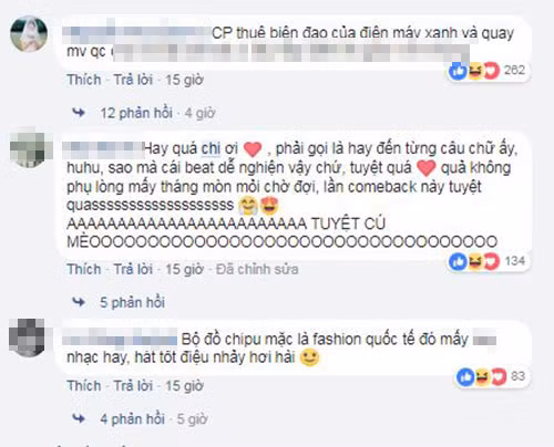 Phản ứng của fans về MV "Đóa hoa hồng".