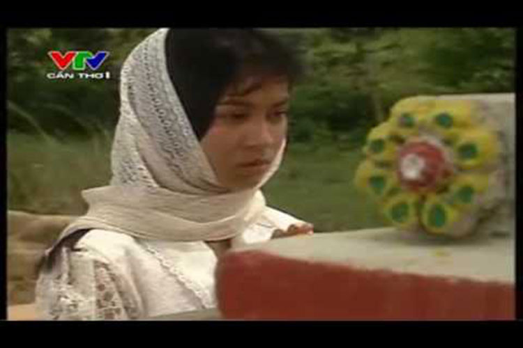 Hình ảnh Thanh Mai trong bộ phim "Vòng hoa Chămpây". Ảnh: Youtube