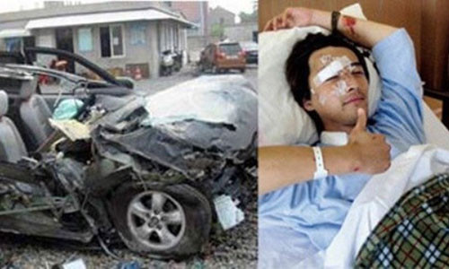 Hồ Ca suýt mất mạng vì tai nạn xe hơi thảm khốc.