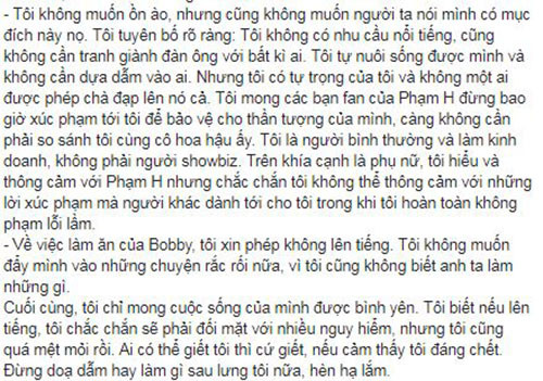 Chia sẻ của Giáng Ngọc.