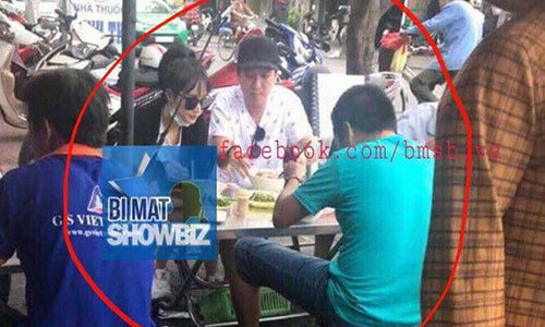 Nhã Phương bên Trường Giang. Ảnh: BMSB