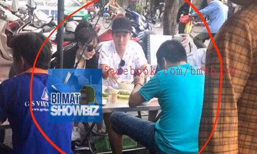 Nhã Phương bên Trường Giang. Ảnh: BMSB