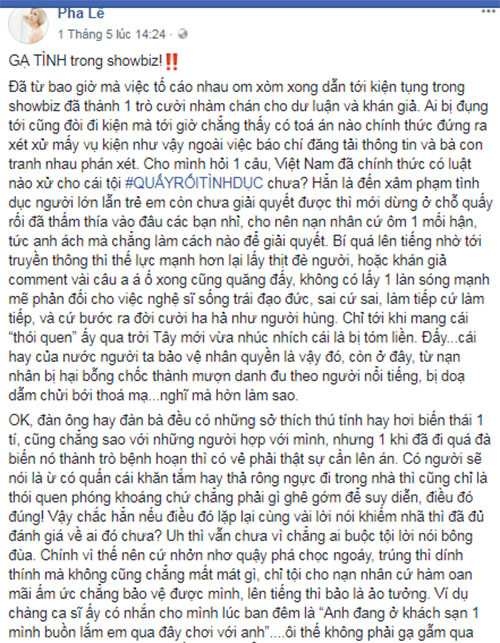 Chia sẻ của Pha Lê.