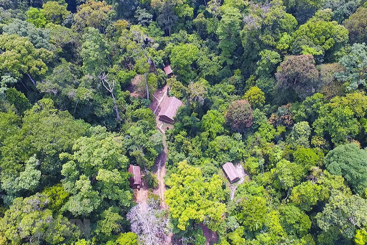 Sở Chỉ huy chiến dịch Điện Biên Phủ là nơi Bộ Chỉ huy chiến dịch Điện Biên Phủ đã đóng chân trong vòng 105 ngày (từ ngày 31/1/1954 đến 15/5/1954). (Ảnh: Xuân Tiến/TTXVN)