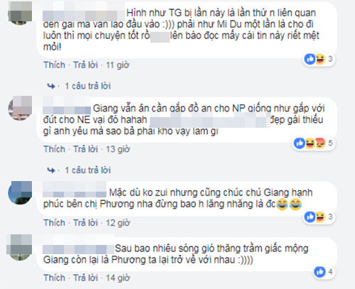 Cư dân mạng có bình luận trái chiều về nghi vấn Nhã Phương tái hợp Trường Giang.