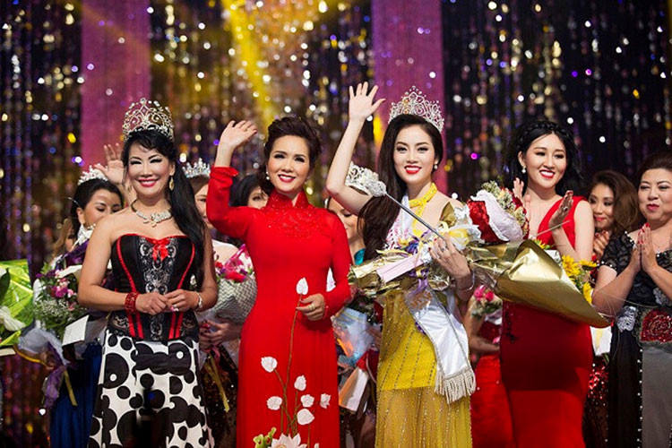 Huỳnh Tiên từng tham gia cuộc thi Hoa hậu Phụ nữ người Việt Thế giới năm 2015. Ảnh: Zing