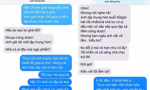 Phạm Lịch tung bằng chứng tố bị Phạm Anh Khoa gạ tình.