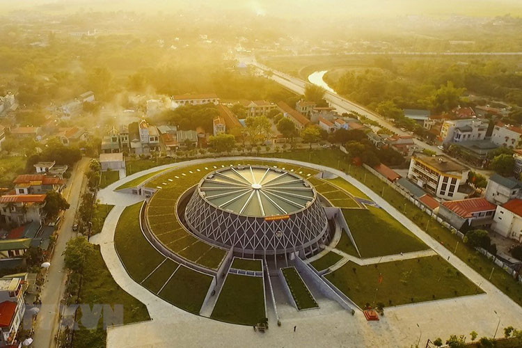 Bảo tàng Chiến thắng lịch sử Điện Biên Phủ xây dựng tháng 10/2012. (Ảnh: Xuân Tiến/TTXVN)