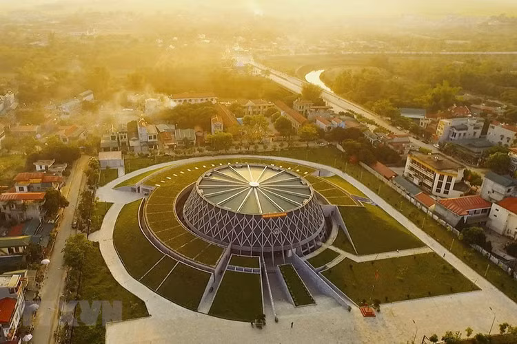 Bảo tàng Chiến thắng lịch sử Điện Biên Phủ xây dựng tháng 10/2012. (Ảnh: Xuân Tiến/TTXVN)