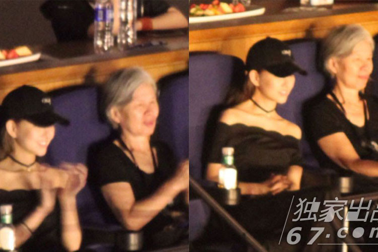 Bên con dâu, mẹ của Châu Kiệt Luân luôn rạng rỡ, chứng tỏ bà rất hài lòng chuyện Côn Lăng làm dâu.