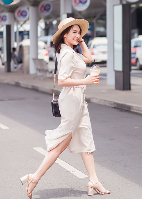 Mới đây, nữ diễn viên Bảo Thanh đã đáp chuyến bay sang Hàn Quốc. Trong chuyến công tác này, cô quay quảng cáo.