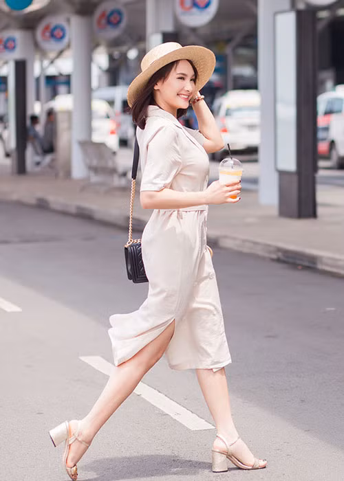 Mới đây, nữ diễn viên Bảo Thanh đã đáp chuyến bay sang Hàn Quốc. Trong chuyến công tác này, cô quay quảng cáo.