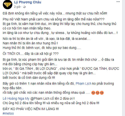 Chia sẻ của Lý Phương Châu.