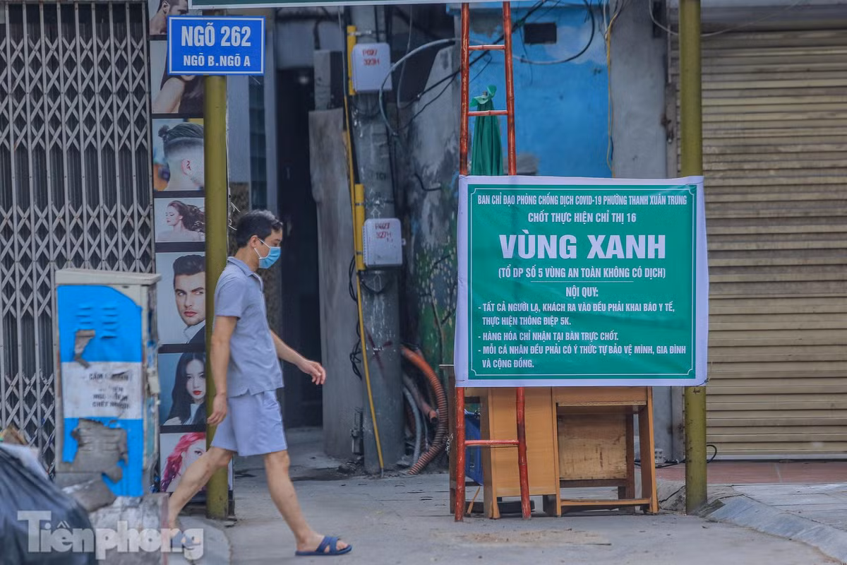 Nhiều vùng xanh "an toàn" được thiết lập.