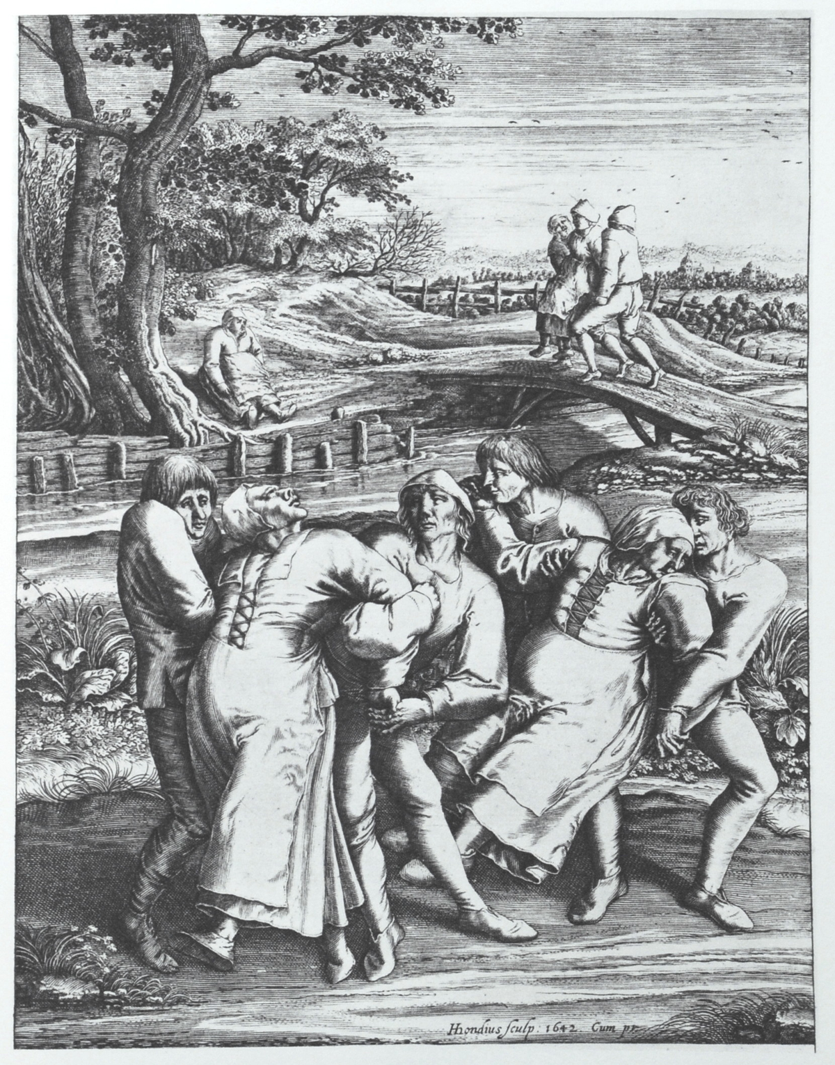 1. Dịch bệnh nhảy múa (Dancing Plague): Vào năm 1518, tại Strasbourg, Alsace (Pháp), một dịch bệnh kỳ lạ đã bùng phát khiến hàng trăm người nhảy múa không ngừng nghỉ cho đến khi kiệt sức hoặc tử vong. (Ảnh: Wikipedia)