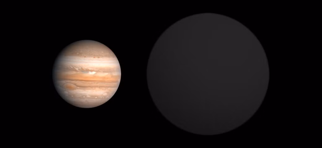 7. WASP-12b: Đây là hành tinh nóng nhất từng được phát hiện với nhiệt độ bề mặt khoảng 2,200 độ C, nóng gấp đôi so với nhiệt độ của dung nham.(Ảnh:Wikipedia)