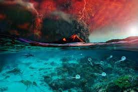 Các nhà khoa học cho rằng nguyên nhân chính có thể liên quan đến sự phân rã của siêu lục địa Pangea, dẫn đến hoạt động núi lửa mạnh mẽ và phát thải khí nhà kính. Cuộc tuyệt chủng này mở đường cho sự phát triển và thống trị của khủng long trong kỷ Jura.(Ảnh: geomar)