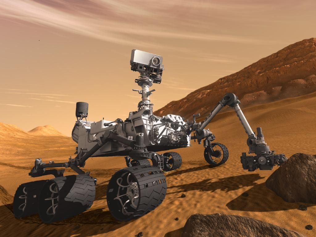 4. Sứ mệnh Rover Mars và khám phá nước trên sao Hỏa: NASA đã phóng nhiều tàu thăm dò và robot tự hành lên Sao Hỏa, trong đó có các sứ mệnh nổi bật như Spirit, Opportunity, Curiosity và Perseverance. Những robot này đã khám phá bề mặt Sao Hỏa, tìm kiếm dấu hiệu của nước và các điều kiện có thể hỗ trợ sự sống. Đặc biệt, Perseverance, hạ cánh vào tháng 2/2021, đã bắt đầu nhiệm vụ thu thập mẫu đất đá để chuẩn bị cho việc đưa về Trái Đất. (Ảnh: Space)