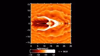 Các lỗ đen này phát ra các tia siêu thanh mạnh mẽ, giống như cơ hoành trong cơ thể con người, giúp điều hòa năng lượng và làm chậm quá trình tích tụ khí trong thiên hà. Điều này ngăn các thiên hà phát triển quá nhanh và trở thành “thây ma” - những thiên hà không còn quá trình hình thành sao.(Ảnh: Phys.org)