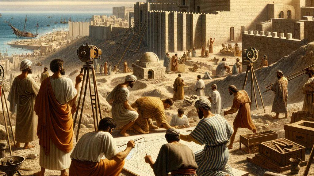 2. Alexandria (Ai Cập): Alexandria, thành lập bởi Alexander Đại đế vào năm 331 TCN, là một trong những trung tâm văn hóa và học thuật quan trọng nhất của thế giới cổ đại. Thành phố này nổi tiếng với Thư viện Alexandria, thư viện lớn nhất thời kỳ cổ đại, và Ngọn hải đăng Alexandria, một trong Bảy kỳ quan thế giới cổ đại. Alexandria còn là nơi gặp gỡ của nhiều nền văn hóa, từ Hy Lạp, Ai Cập đến La Mã và Ả Rập. (Ảnh: Reddit)