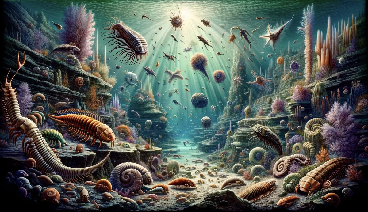 Khoảng 541 triệu năm trước, Trái Đất đã trải qua một sự kiện được gọi là “Vụ nổ kỷ Cambri”, khi hàng trăm nghìn loài động vật mới đột nhiên xuất hiện trong một khoảng thời gian ngắn. Đây là thời kỳ mà hầu như mọi loại hình cơ thể động vật tồn tại ngày nay đều tiến hóa. (Ảnh:Entrepreneurial Journey)