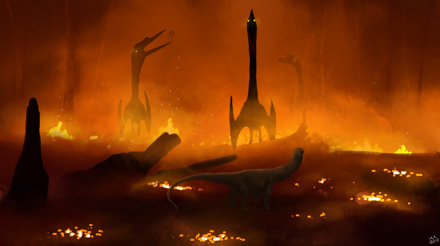 Vụ va chạm này không chỉ gây ra sự tuyệt chủng của khủng long mà còn tạo tiền đề cho sự trỗi dậy của động vật có vú và sự phát triển của con người. Nó nhấn mạnh cách các sự kiện vũ trụ có thể thay đổi đáng kể quá trình các loài sinh sống trên Trái đất.(Ảnh: Reddit)