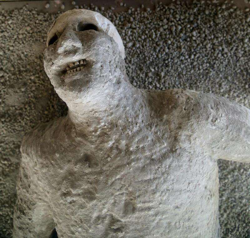 5. Chất lượng răng của người dân Pompeii: Người dân có hàm răng tốt, có thể do chế độ ăn ít đường và flo tự nhiên từ nước núi lửa. Tuy nhiên, flo cũng có thể gây ra các vấn đề về xương.(Ảnh: The Durango Herald)