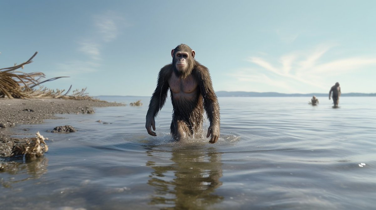 Phát hiện này cho thấy tổ tiên của loài vượn châu Phi và con người có thể đến từ châu Âu và phía đông Địa Trung Hải, sau đó phân tán sang châu Phi.(Ảnh: X.com)