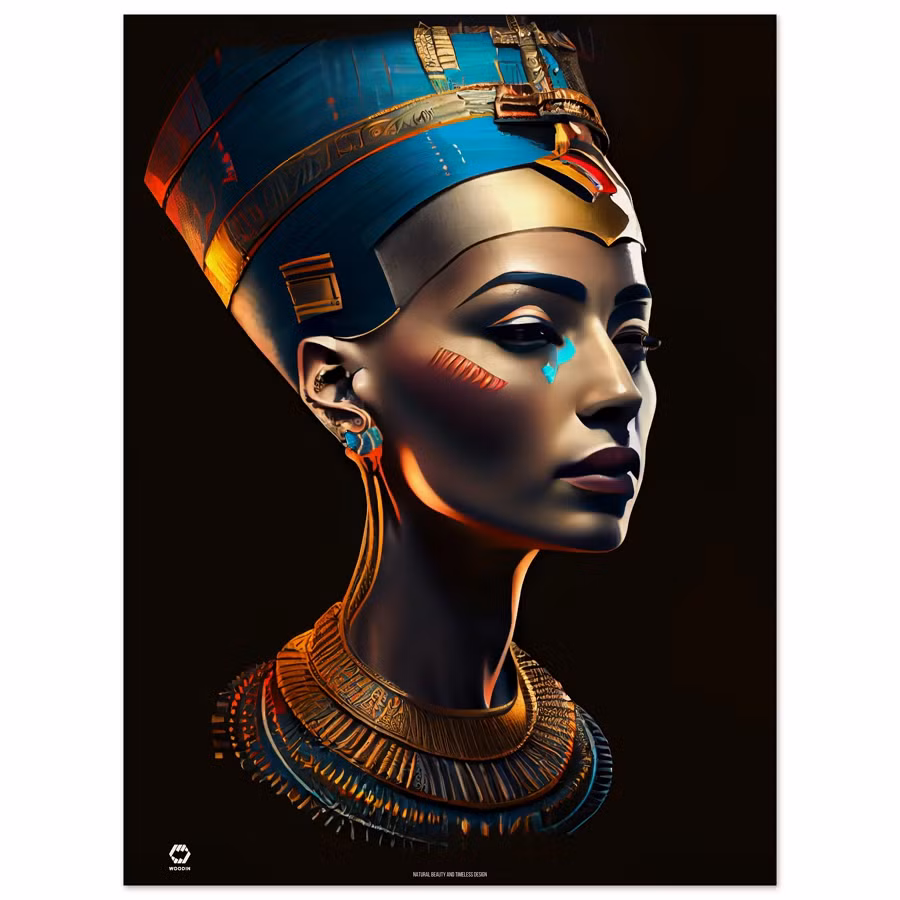 Các bức tượng và hình ảnh của Nefertiti, đặc biệt là bức tượng bán thân nổi tiếng, đã trở thành biểu tượng của sự quyến rũ và quyền lực.(Ảnh: woodin)