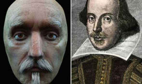 4. William Shakespeare: Hình ảnh dựng lại cho thấy Shakespeare có khuôn mặt khá buồn, khác xa so với những bức chân dung thường thấy.(Ảnh: express)