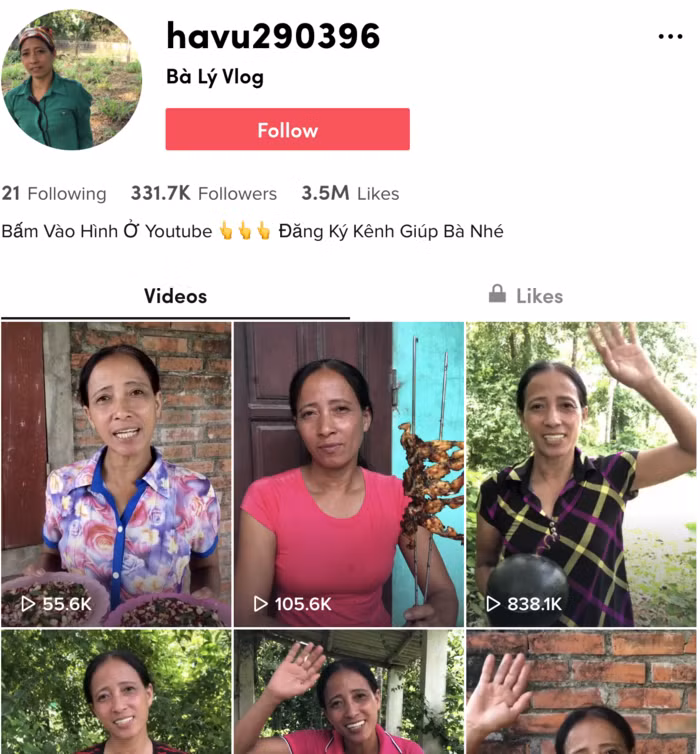 Mỗi video của Bà Lý Vlog đều thu hút lượt xem khá lớn, dao động từ hơn 50 ngàn đến hơn 12 triệu lượt xem. Lượng tương tác này của Bà Lý Vlog chẳng hề thua kém người 'tiền bối' là Bà Tân Vlog khi còn ở thời điểm ban đầu.