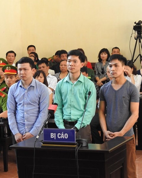 Ba bị cáo vụ án chạy thân ở BVĐK Hòa Bình. Nguồn ảnh: