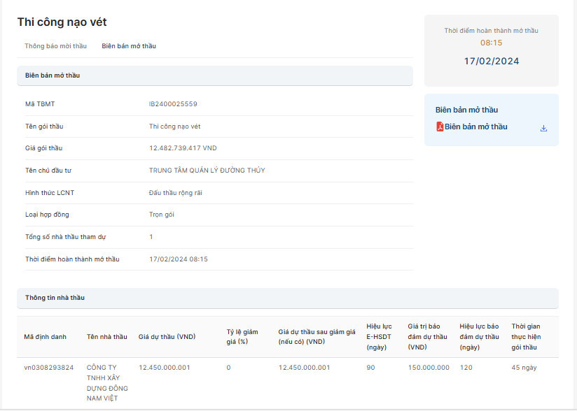 Công ty Đông Nam Việt “chắc tay” gói thầu nạo vét ở TP Thủ Đức Cong ty Dong Nam Viet “chac tay” goi thau nao vet o TP Thu Duc