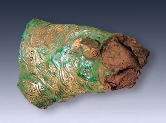 Đây là một chiếc đầu cá phát hiện ở cung điện tại Xanadu.