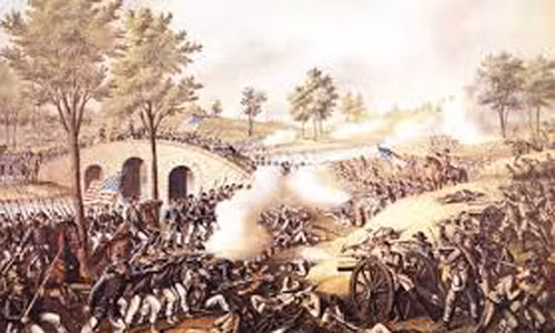 Do cố thủ trên cầu nên mặc dù sở hữu quân số gấp 30 lần quân miền Nam nhưng đến cuối cùng Tướng Ambrose Burnside đã mất thời gian để đối phương có thời gian chờ quân tiếp viện và đánh trả.