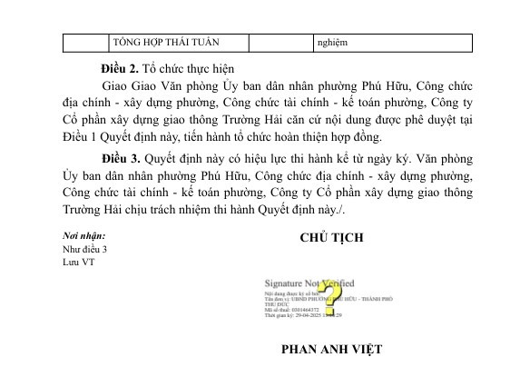 Loại cùng một đối thủ, Trường Hải trúng 2 gói thầu tại UBND phường Phú Hữu - Hình 3 Loai cung mot doi thu, Truong Hai trung 2 goi thau tai UBND phuong Phu Huu-Hinh-3