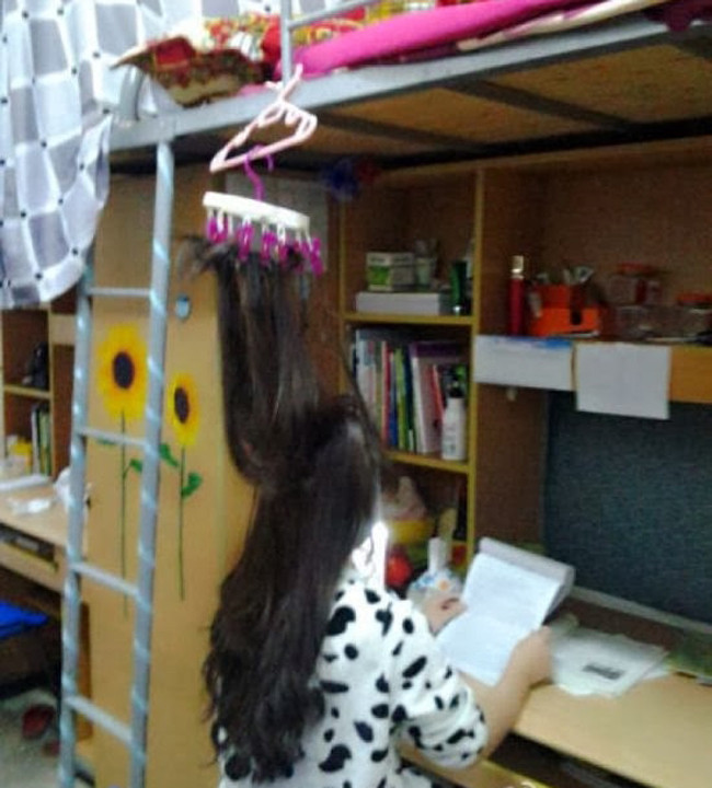 Giờ thì tập trung ôn thi mà không sợ ngủ gật nữa.