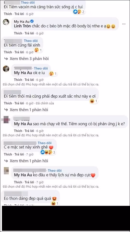 Đứng trước mọi hoài nghi của cư dân mạng, nữ giảng viên xinh đẹp giải thích: "Chắc do chị béo nên bây giờ mặc đồ body bị như thế". Ảnh: Chụp màn hình