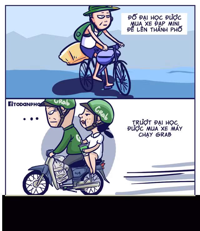 Đôi khi rớt đại học còn nhận được “món quà” giá trị hơn khi đỗ đại học. Ảnh: Tổ dân phố