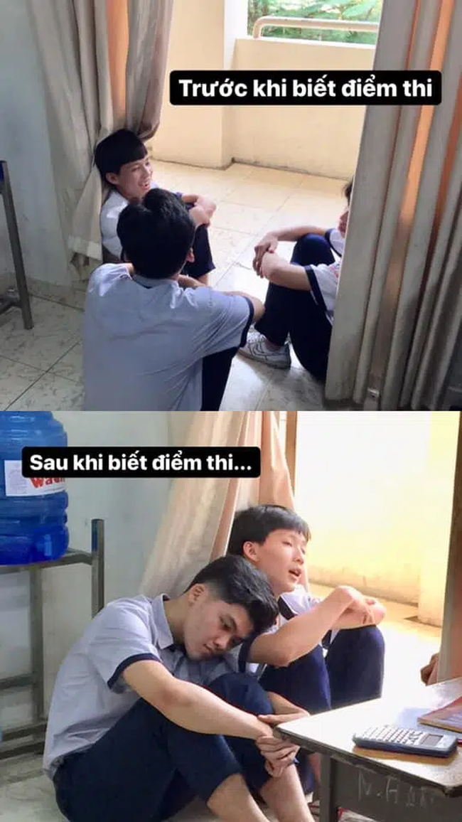 Ngày nhận được điểm thi, tôi chỉ đau lòng một chút thôi. Ảnh: Facebook