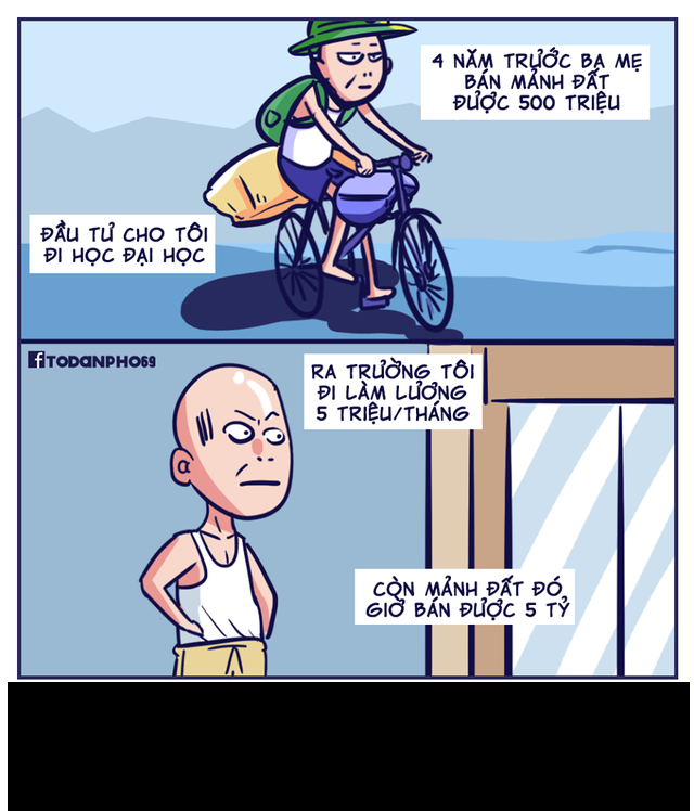 Không phải lúc nào đầu tư cho việc học đại học cũng là một sự đầu tư... thông minh. Ảnh: Tổ dân phố