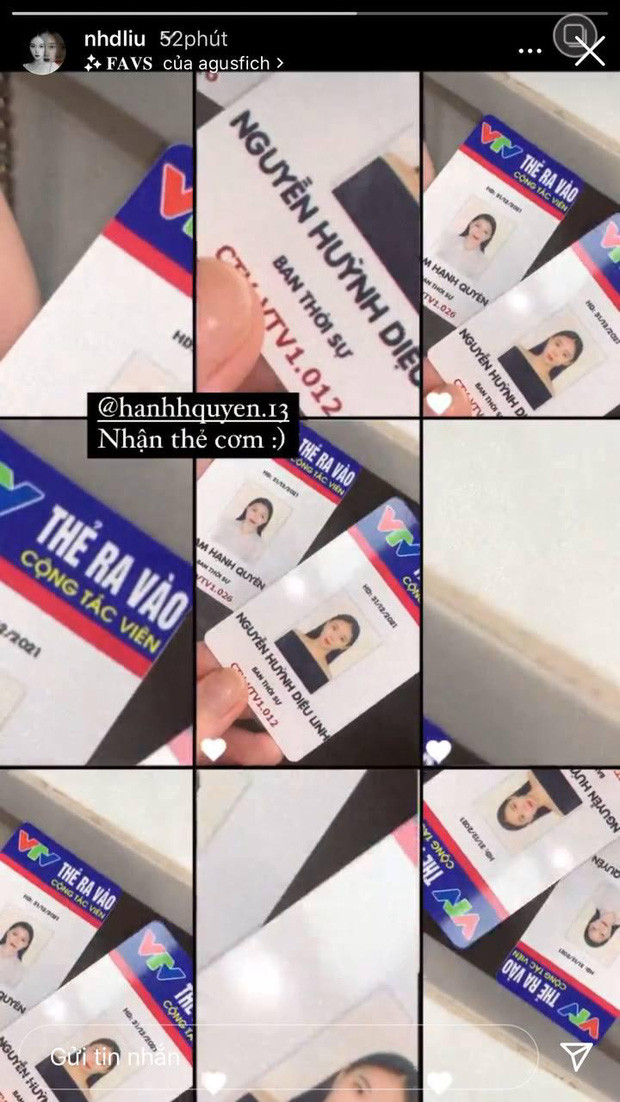 Trên trang cá nhân của mình, người đẹp này đã tiết lộ công việc đang đảm nhận ở VTV là CTV vị trí BTV thời tiết của Ban thời sự.