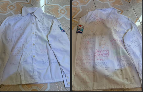 Những ngày cuối đời học sinh này là khoảng thời gian bạn bè dành cho nhau những dòng lưu bút tạm biệt 12 năm học, tạm biệt bạn bè, thầy cô để chuẩn bị bước vào kỳ thi tốt nghiệp 2021, chuẩn bị cho một giai đoạn mới, bước ngoặt mới của cuộc đời. Ảnh: Facebook