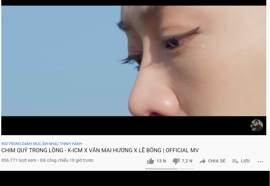 Cụ thể, một số netizen khẳng định việc mời "hot girl thị phi" Lê Bống vào MV để tạo độ viral là một nước đi sai lầm của K-ICM. Họ đã không ngần ngại ấn dislike vào MV này.