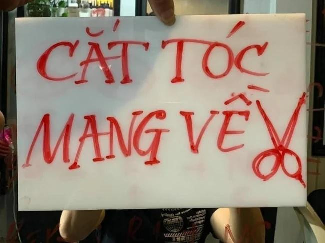 Rồi làm thế nào để cắt tóc mang về?