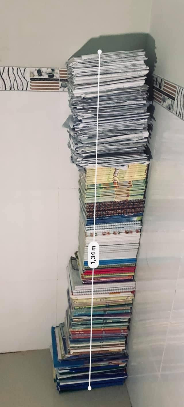 Đo "chiều cao, cân nặng" lượng kiến thức đã thu nạp trong suốt thời gian đi học. Ảnh: Facebook