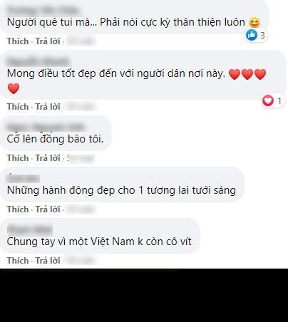 Tấm biển được viết trên bìa các-tông, kèm theo hình vẽ một em bé đưa hai tay lên trời với niềm tin chiến thắng giữa mùa dịch Sài Gòn. Cạnh đó có thêm dòng chữ "Chúc mọi người sức khỏe, Sài Gòn cố lên".